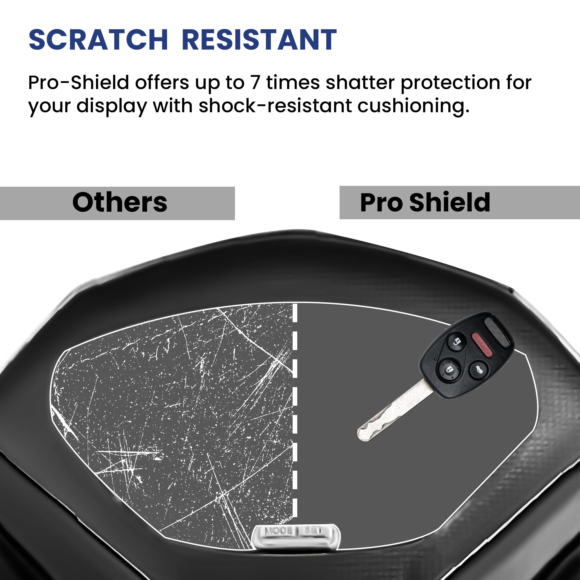 TVS Screen Protector for Jupiter 110 (With button)